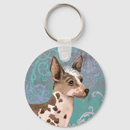 Elegant Peruvian Inca Orchid Sleutelhanger (Voorkant)