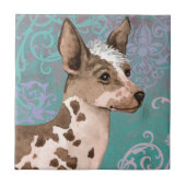 Elegant Peruvian Inca Orchid Tegeltje (Voorkant)