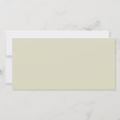 Elegant Perzik Bloemen Logo Cadeaubon (Achterkant)