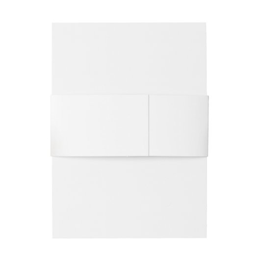 Elegant Perzik Roos Eenvoudige Glam Bruiloft Uitnodigingen Wikkel (Achterkant Voorbeeld)