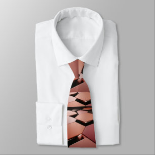 Elegant perzik Stropdas