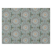 Elegant Perzisch Blauw Arabesk Oosters Patroon Tafelkleed (Voorkant (Horizontaal))