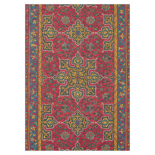 Elegant Perzisch tapijt patroon Tafelkleed (Voorkant)