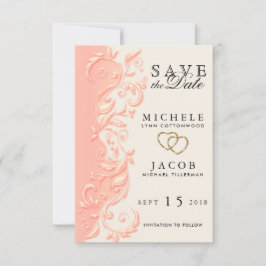 Elegant Perzische draai Sla de datum op Save The Date