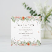 Elegant Perzische Waterverf sparen de Datum Save The Date (Staand voorkant)