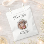 Elegant Pet Foto bedankt Dog Treat Wedding Bedankzakje (Geknipt)