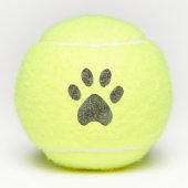 Elegant Pet Paw Tennisballen (Voorkant)