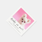 Elegant Pet Photo Dog Wedding | Drinks On Me Servet (Hoek)