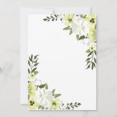 Elegant Petals en Prosecco Vrijgezellenfeest Kaart (Achterkant)