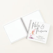 Elegant Petals Prosecco Vrijgezellenfeest Gastenbo Notitieboek (Binnen)
