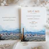 Elegant Phoenix, Arizona Save-the-Date Kaart