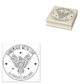 Elegant Phoenix Custom Handmade with love, Rubberstempel (Gestempeld)