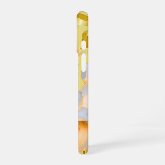 Elegant Phone Case with hearts and flowers iPhone 16 Hoesje (Linkerkant)