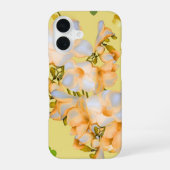 Elegant Phone Case with hearts and flowers iPhone 16 Hoesje (Achterkant)