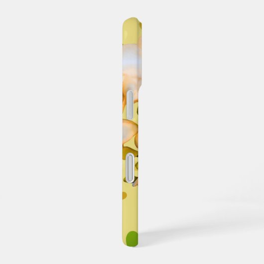 Elegant Phone Case with hearts and flowers iPhone 16 Hoesje (Rechterkant)