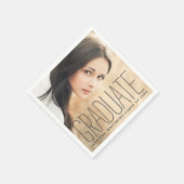 Elegant Photo 2016 Graduation Party Paper Napkins Servetten (Hoek)