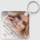 Elegant Photo Afstuderen Sleutelhanger (Achterkant)