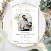 Elegant Photo Arch, Eucalyptus Greenery Waterverf Save The Date