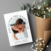 Elegant Photo Arch Wedding Kaart