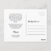 Elegant Photo Collage Merry & Married Briefkaart (Achterkant)