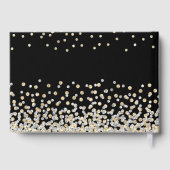 Elegant Photo Collage Silver Gold 50e Jubileum Gastenboek (Achterkant)