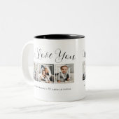 Elegant Photo Collage Tweekleurige Koffiemok (Voorkant links)
