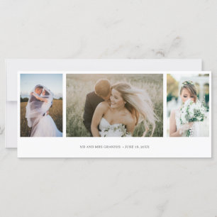 Elegant Photo Collage Wedding Hartelijk dank