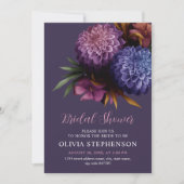 Elegant Photo Dahlia Minimalist Vrijgezellenfeest Kaart (Voorkant)