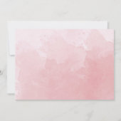 Elegant Photo Dusty Roos Monogram Weddenschap Save The Date (Achterkant)