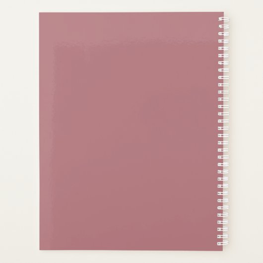 Elegant Photo Dusty Roos Verloving Wedding Planner (Achterkant)