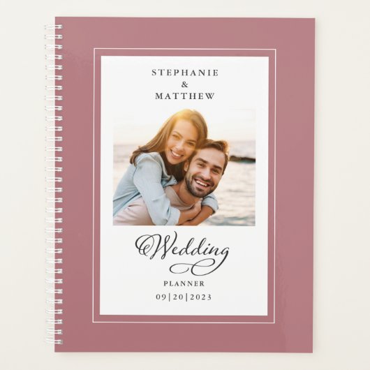 Elegant Photo Dusty Roos Verloving Wedding Planner (Voorkant)