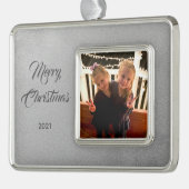 Elegant Photo Framed Ornament (Links)
