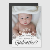 Elegant Photo Godmoeder-voorstel (Voorkant / Achterkant)