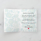 Elegant Photo Godmoeder-voorstel Kaart (Binnen)