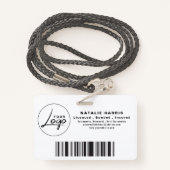 Elegant Photo Gold Notional Loan Agent Badge (Achterkant met draagriem)