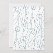 Elegant Photo Happy Easter  Feestdagenkaart (Achterkant)