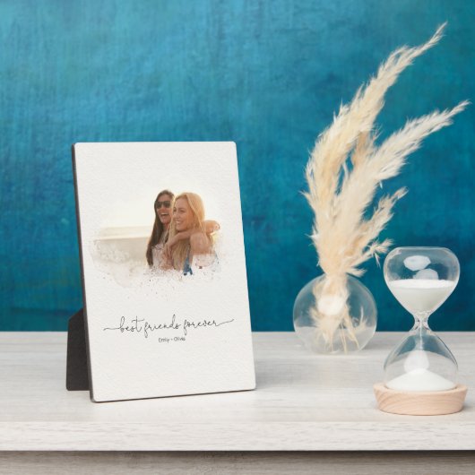 Elegant Photo Mask Best Friends Forever Quote Fotoplaat (Zijkant)