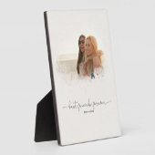 Elegant Photo Mask Best Friends Forever Quote Fotoplaat (Zijkant)