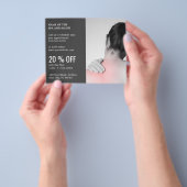 Elegant Photo Massage Therapist Discount Flyer (Hand)