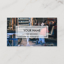 Elegant Photo Overlay | Auto-mechanisch Visitekaartje