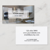 Elegant Photo Overlay | Kabinettenmaker Visitekaartje (Voorkant / Achterkant)