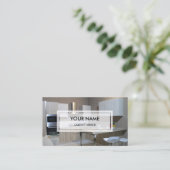 Elegant Photo Overlay | Kabinettenmaker Visitekaartje (Staand voorkant)