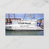 Elegant Photo Overlay | Kapitein Boat Visitekaartje (Voorkant)