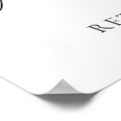 Elegant Photo Overlay Welkom bij Pensioenpartij Poster (Hoek)