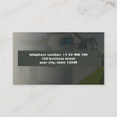 Elegant Photo Real Estate Agent Visitekaartje (Achterkant)