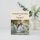 Elegant Photo Rehearsal Dinner Invitation Briefkaa Uitnodiging Briefkaart (Staand voorkant)