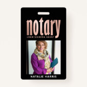Elegant Photo Roos Gold Notary Loan  Badge (Voorkant)