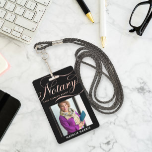 Elegant Photo Roos Gold Notional Loans Agent Badge