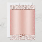 Elegant Photo Roos Gold Wedding Save The Date (Achterkant)