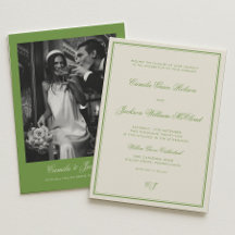 Elegant Photo Sage Green Wedding